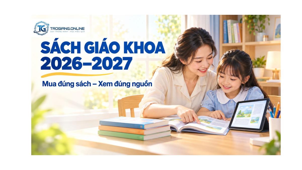 Hướng dẫn phụ huynh mua và xem sách giáo khoa đầu năm học 2026–2027