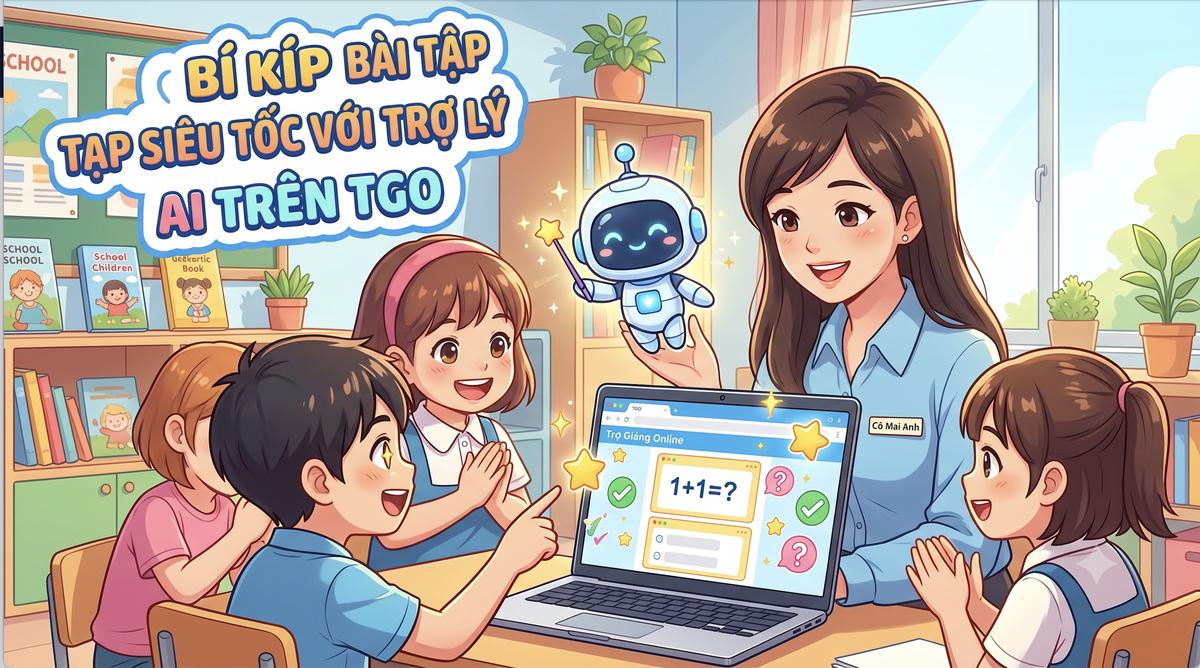 Hướng dẫn thực chiến: Bí kíp tạo Bài tập siêu tốc với trợ lý AI trên TGO-Trợ Giảng Online